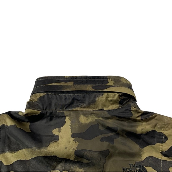 The North Face HyVent Melina Rain Hooded Jacket L Camouflage Waterproof Outdoor - Picture 6 of 15